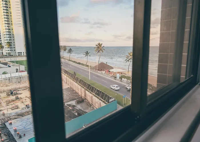 Loft Beira-Mar Com Frente E Vista Para O Mar