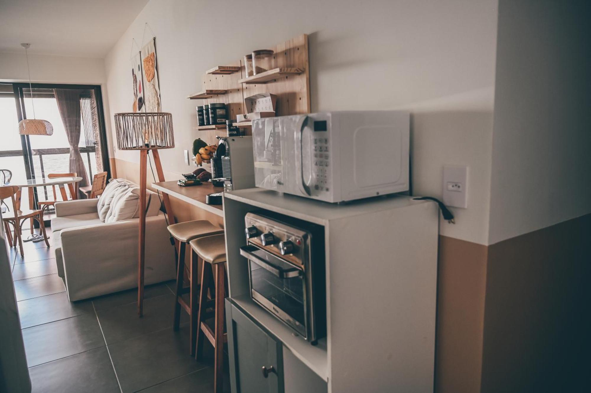 Loft Beira-mar Com Frente E Vista O Mar 公寓 *